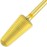 PANA Nail Carbide Volcano Bit - Two Way Rotate use for Both Left and Right Handed - Fast remove Acrylic or Hard Gel - 3/32 Shank - Manicure, Nail Art, Drill Machine (Extra Fine, Gold)