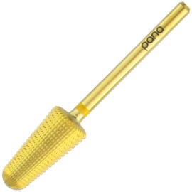PANA Nail Carbide Volcano Bit - Two Way Rotate use for Both Left and Right Handed - Fast remove Acrylic or Hard Gel - 3/32 Shank - Manicure, Nail Art, Drill Machine (Extra Fine, Gold) PANA Nail Carbide Volcano Bit - Two Way Rotate use for Both Left and Right Handed - Fast remove Acrylic or Hard Gel - 3/32 Shank - Manicure, Nail Art, Drill Machine (Extra Fine, Gold)