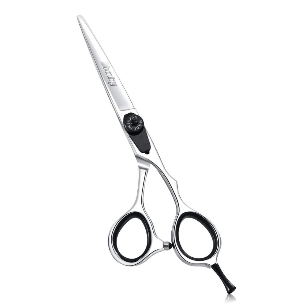 Moontay 6.0 Hair Cutting Shears, Professional Barber Styling Hairdressing Scissors, JP-440C Stainless Steel Salon Scissors, Silver Moontay 6.0 Hair Cutting Shears, Professional Barber Styling Hairdressing Scissors, JP-440C Stainless Steel Salon Scissors, Silver