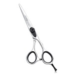 Moontay 6.0 Hair Cutting Shears, Professional Barber Styling Hairdressing Scissors, JP-440C Stainless Steel Salon Scissors, Silver