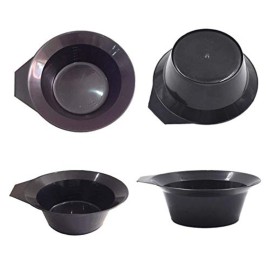 Pcxino 30Pcs 6Sets Hair Dye Color Brush,Bowl,Ear Cover,and Hair Clip Sets,Perfect Tools for DIY Salon Hair Dye Tools Hair Coloring Bleaching,Hair Tint Dying Coloring Applicator