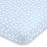 NoJo Super Soft Blue and White Elephant Fitted Mini Crib Sheet