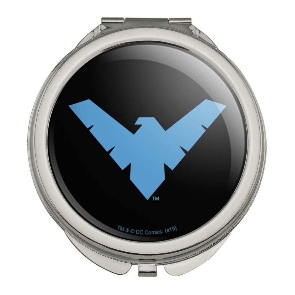 Batman Nightwing Logo Compact Travel Purse Handbag Makeup Mirror Batman Nightwing Logo Compact Travel Purse Handbag Makeup Mirror
