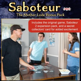 Amigo Games Saboteur The Mother Lode Bonus Pack Strategy Card Game - Includes Saboteur, Saboteur 2 & Secret Collectors Card - Perfect for Family Game Nights for Kids & Adults Age 8 & Older