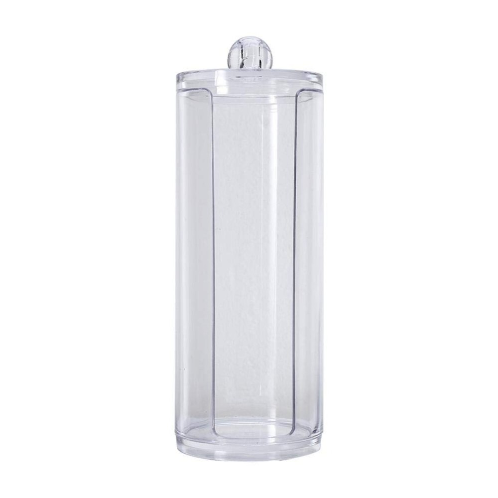 Cosmetic Cotton Pad Rounds Holder, Clear Acrylic Cotton Ball, Swab, Q-tip Storage Organizer with lid for Girls Laddy Gift Cosmetic Cotton Pad Rounds Holder, Clear Acrylic Cotton Ball, Swab, Q-tip Storage Organizer with lid for Girls Laddy Gift