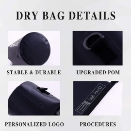 IDRYBAG Dry Bag for Kayaking Waterproof 2L/5L/10L/15L/20L, Small Dry Sack Waterproof Bag for Boating IDRYBAG Dry Bag for Kayaking Waterproof 2L/5L/10L/15L/20L, Small Dry Sack Waterproof Bag for Boating