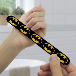 Batman Classic Bat Shield Logo Double-Sided Nail File Emery Board Set 4 Pack