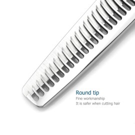 KINSARO Barber Scissors 5.75 Inch Hair Thinning Shears Professional Razor Edge 440c KINSARO Barber Scissors 5.75 Inch Hair Thinning Shears Professional Razor Edge 440c