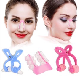 Nose Shaper, 3pcs Nose Shaper Lifter Clip, Soft Silicone Nose Corrector for Slimming, Nose Bridge Straightener Corrector for Women and Men