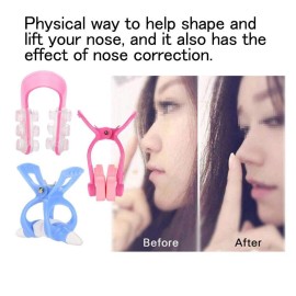 Nose Shaper, 3pcs Nose Shaper Lifter Clip, Soft Silicone Nose Corrector for Slimming, Nose Bridge Straightener Corrector for Women and Men Nose Shaper, 3pcs Nose Shaper Lifter Clip, Soft Silicone Nose Corrector for Slimming, Nose Bridge Straightener Corrector for Women and Men