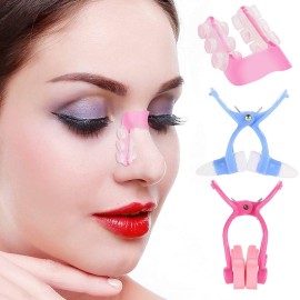 Nose Shaper, 3pcs Nose Shaper Lifter Clip, Soft Silicone Nose Corrector for Slimming, Nose Bridge Straightener Corrector for Women and Men Nose Shaper, 3pcs Nose Shaper Lifter Clip, Soft Silicone Nose Corrector for Slimming, Nose Bridge Straightener Corrector for Women and Men