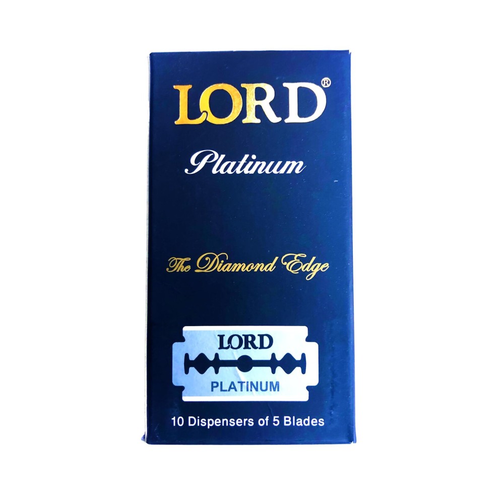 50 New Lord Platinum Double Edge Razor Blades