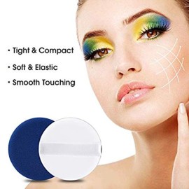 10/20 pack Ultra-Soft Makeup Foundation Sponge Air Cushion Powder Puff for Applying BB Cream, Liquid Cream, Shading Loose Powder (10pack blue)