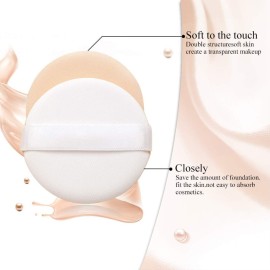 10/20 pack Ultra-Soft Makeup Foundation Sponge Air Cushion Powder Puff for Applying BB Cream, Liquid Cream, Shading Loose Powder (10pack blue)