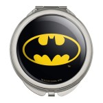 Batman Classic Bat Shield Logo Compact Travel Purse Handbag Makeup Mirror