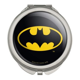 Batman Classic Bat Shield Logo Compact Travel Purse Handbag Makeup Mirror