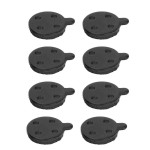 Brake Pads, Semi Metal Brake Pads 4 Pairs Brake Disc Rotor Pad for 10inch Electric Scooter