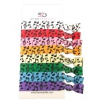 Sportybella Multicolored Music Hair Ties- Hair Accessories for Musicians, Duet Partner, Band Classmates & Singers. No Crease, No Tug Elastic Hair Ties Set. Ponytail Holders w/Music Note Design, 8pcs.