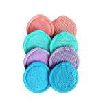 Microfiber Facial Scrubbers Reusable Makeup Remover Pads - Washable Reusable Cotton Pads - Cloth Cotton Rounds Acne Control Reusable Face Scrubber Pad For Cleansing & Face Exfoliator Pad