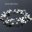 JAKAWIN Bride Wedding Hair Vine Flower Hair Piece Silver Bridal Headpiece Pear Hair Accessories for Women HV054