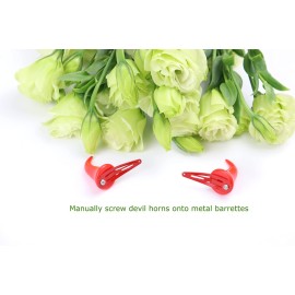 Bonnie Z. Leonardo Red Devil Hair Clips Red Devil Horns Clip On 1 Count (Pack of 1) Bonnie Z. Leonardo Red Devil Hair Clips Red Devil Horns Clip On 1 Count (Pack of 1)