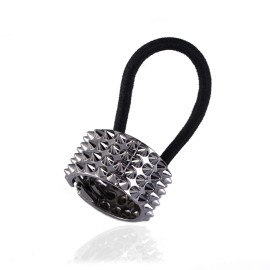 4 PCS Women Opened Circle Hair Elastic Bands Fashion Metal Hair Ties Ponytail Hair Holder Elastic Hair Band Hair Cuff Hair Rope Hair Clips Accessories (D)