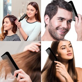 Boao 3 Pieces Barber Combs Flat Top Clipper Combs Hair Cutting for Flat Top and Clipper Cuts(Black) Boao 3 Pieces Barber Combs Flat Top Clipper Combs Hair Cutting for Flat Top and Clipper Cuts(Black)