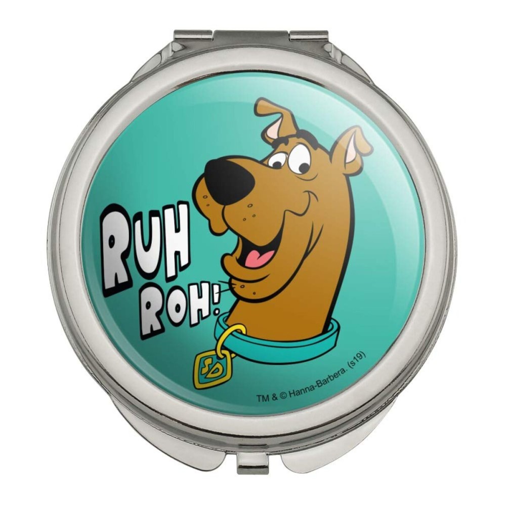 Scooby-Doo Ruh Roh Compact Travel Purse Handbag Makeup Mirror Scooby-Doo Ruh Roh Compact Travel Purse Handbag Makeup Mirror