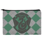 Harry Potter Slytherin Plaid Sigil Makeup Cosmetic Bag Organizer Pouch