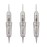 Guapa 9mm Cartridge Needle 20pcs 1R-0.18mm Nano needles Permanent Makeup Cartridge Needles 1R,2R,3RL,5RL,3F,5F,7F Eyebrow Shading Needles for Permanent Makeup Machine Pen (1R-0.18mm)