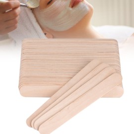 Waxing Stick, 100Pcs/Bag Waxing Stick Spatula Applicator Wooden Spatula Disposable Tongue Depressor