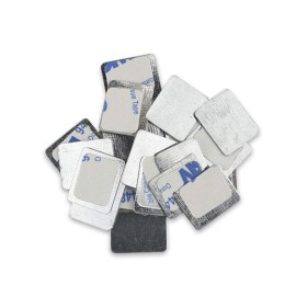 TUOKING 50Pcs Square Metal Stickers for Eyeshadow Magnetic Makeup Palette TUOKING 50Pcs Square Metal Stickers for Eyeshadow Magnetic Makeup Palette
