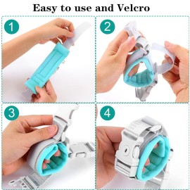 Fzbjayoon 2 in 1 Baby Leash Anti Lost Wrist Link for Toddlers Toddler Harness,Baby Leash,Leash for Toddlers,Wrist LeashesGreen 2.5M)