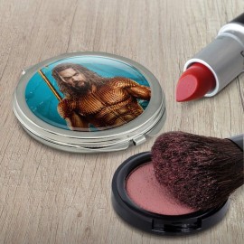 GRAPHICS & MORE Aquaman Movie Jason Mamoa Full Costume Compact Travel Purse Handbag Makeup Mirror