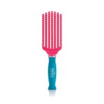 KareCo Tangle Buster Brush, Detangler for All Hair Types, Small in Teal and Pink