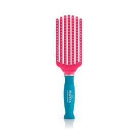 KareCo Tangle Buster Brush, Detangler for All Hair Types, Small in Teal and Pink