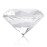 Nail Art Display Diamond, 2 Colors Glass Crystal Base,Shiny Decoration Manicure Accessories Display Tools for Hand Model Shoot Ornament(White)