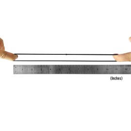 AwEx Hair Ties for Thick Hair, 4 mm (0.16 Inch) Thick, 170 mm (6.7 Inches) Long, No Metal Elastics, Big Hair Bands, 72 Count