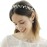 Bridal Hair Vines Crystal Pearls Flower Wedding Hair Accessories Evening Party Tiara Headpiece For Bridesmaid and Flower Girls