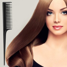 Leinuosen 3 Pcs Triple Teasing Comb Rat Tail Tool Tease Layers Pintail Comb for Women Back Root Teaser Adding Volume Structure Styling(Black) Leinuosen 3 Pcs Triple Teasing Comb Rat Tail Tool Tease Layers Pintail Comb for Women Back Root Teaser Adding Volume Structure Styling(Black)