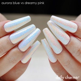 DAILY CHARME Dreamy Fairy Dusy Nail Art Glitter, Iridescent Nail Art Glitter Decoration, Ultra Sparkly Mermaid Nail Glitter, Home DIY/Nail Salon Manicure (0.008 Glitter Dust) DAILY CHARME Dreamy Fairy Dusy Nail Art Glitter, Iridescent Nail Art Glitter Decoration, Ultra Sparkly Mermaid Nail Glitter, Home DIY/Nail Salon Manicure (0.008 Glitter Dust)