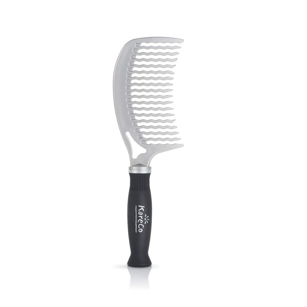 KareCo Detangling Tangle Buster Comb, Silver