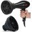 5 Colors Hair Blower Diffuser, Universal Foldable Hairdryer Cover, Styling Hairdressing Tool, Beauty Hair Salon Attachment for Blow Dryers(Black)