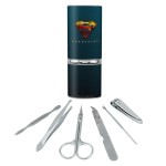 Supergirl TV Series Logo Stainless Steel Manicure Pedicure Grooming Beauty Care Travel Kit