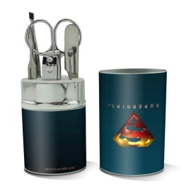 Supergirl TV Series Logo Stainless Steel Manicure Pedicure Grooming Beauty Care Travel Kit