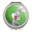 GRAPHICS & MORE Looney Tunes Bugs Bunny Compact Travel Purse Handbag Makeup Mirror