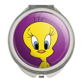 GRAPHICS & MORE Looney Tunes Tweety Bird Compact Travel Purse Handbag Makeup Mirror