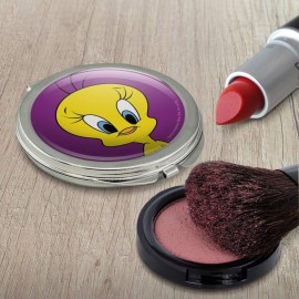 GRAPHICS & MORE Looney Tunes Tweety Bird Compact Travel Purse Handbag Makeup Mirror