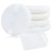 5 Pack Extra Large Body Powder Puff and Container, Soft Cotton 4.13 Inch Dusting Puffs with Washable Round Container for Woman Baby Body Face Loose Powder