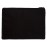 Solid Canvas Cosmetic Bag Make Up Clutch Bag (10.5W x 7.5H, Solid Canvas Black)